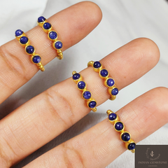 Blue Sapphire Stacking Ring, Simple Sapphire Ring, Handmade Jewelry, September Birthstone, Sapphire Jewelry, Bohemian Ring, Wedding Jewelry