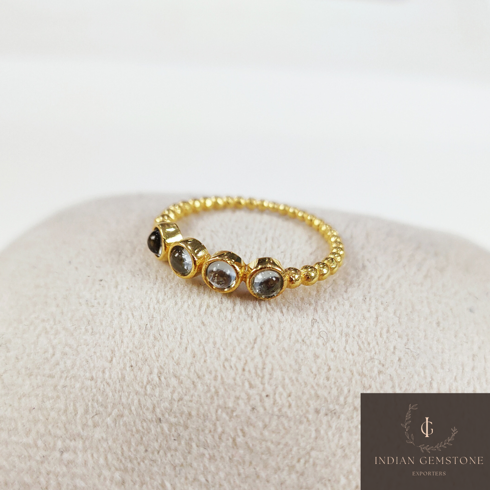 Unique Aquamarine Gemstone Ring, March Birthstone Jewelry, Handmade Ring, Bohemian Ring, Designer Ring, Aquamarine Jewelry