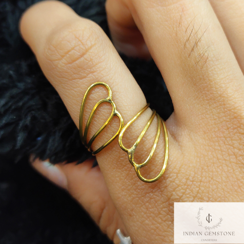 Butterfly Ring, Handmade Artisan Crafted Ring, Monarch Ring, Women Jewelry, Jewelry, Dainty Gold Plated Ring, Statement Ring, Gift For Her