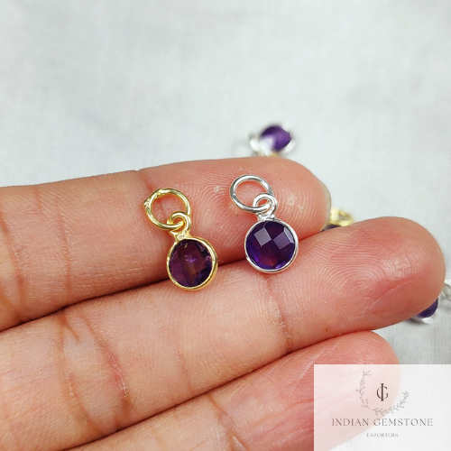 Amethyst Pendant, Genuine Amethyst Jewelry, February Birthstone Jewelry, Dainty Pendant, Bridesmaid Gifts, Graduation Gift, Gift for Her