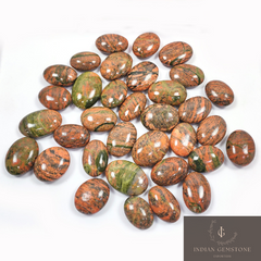 Gorgeous Unakite Palm Stone - Balance - Healing - Anxiety Relief - Goal Achievement - Visions - Clarity - Animal Guides - Focus