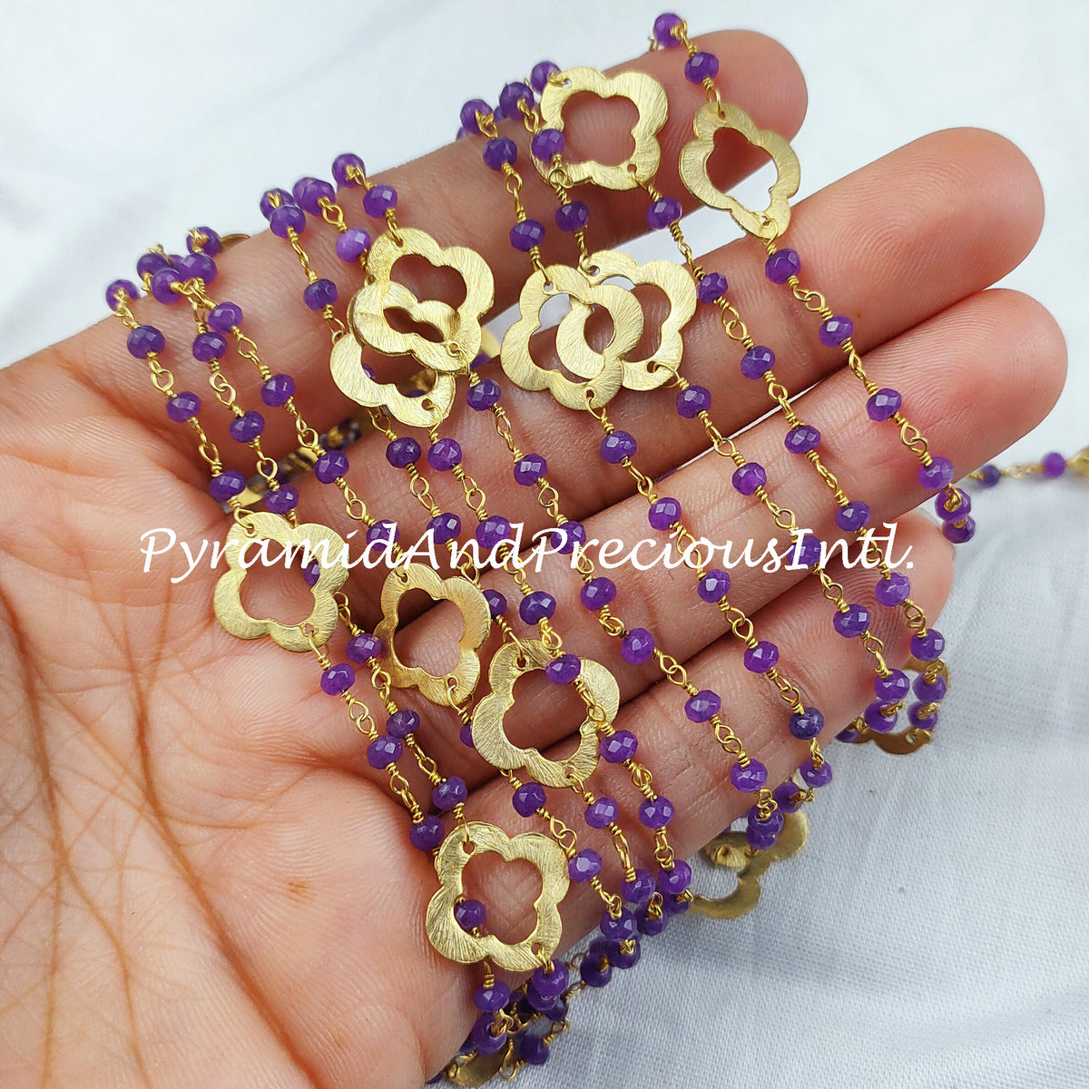 Lavender Chalcedony Rosary Chain, Beads Chain, Body Chain, Jewelry Making Chain, Women Chain, Necklace Chain – SELLING BY FOOT