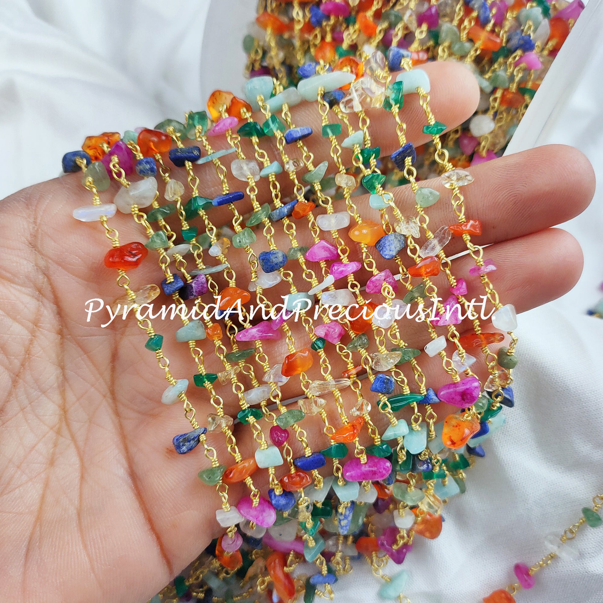 Natural Multi Disco Chain, Beads Chain, Uncut Chain, Jewelry Making Chain, Women Chain, Necklace Chain – SELLING BY FOOT
